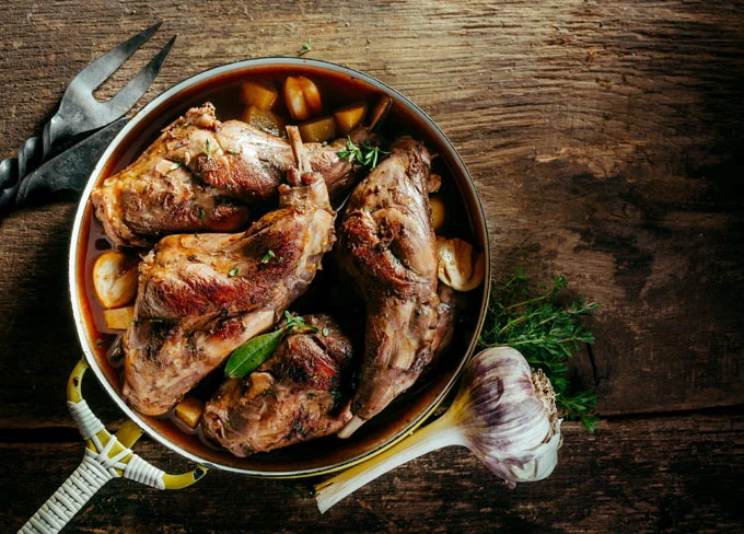 Garlic rabbit